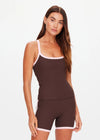The Upside Rhythm Caleb Tank Top - Chocolate