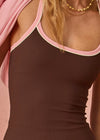The Upside Rhythm Caleb Tank Top - Chocolate