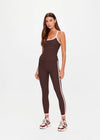 The Upside  Rhythm 25" Midi Leggings - Chocolate