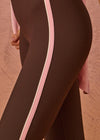 The Upside  Rhythm 25" Midi Leggings - Chocolate