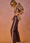 The Upside Petra Flare Pant - Chocolate