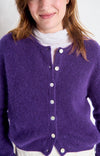 American Vintage Cardigan G-VITO19E - Eggplant