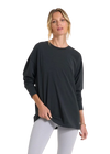 Vuori Long-Sleeve Feather Tee - Washed Black