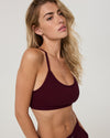 Vuori All The Feels Bra - Cherry Noir