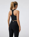 Vuori Elevation Racerback Tank - Black Heather