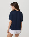 Vuori Energy Tee Long - Blue Coast