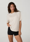 Vuori Energy Tee Long - Bone Heather