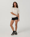 Vuori Energy Tee Long - Bone Heather