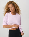 Vuori Energy Tee Long - Lilac Breeze Heather