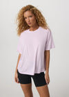 Vuori Energy Tee Long - Lilac Breeze Heather
