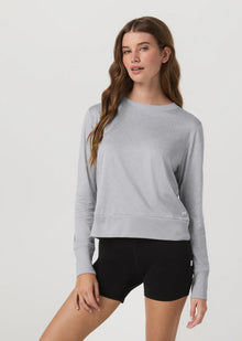  Vuori Daydream Crew- Light Heather Grey