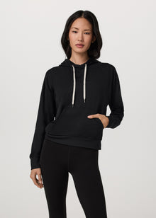  Vuori Halo Modern Pullover Hoodie - Black Heather