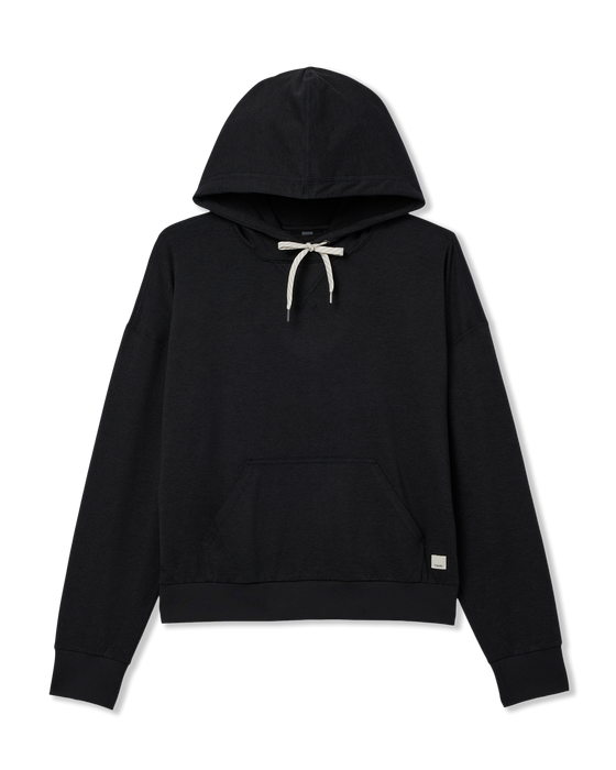 Vuori Halo Modern Pullover Hoodie - Black Heather