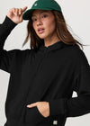 Vuori Halo Modern Full Zip Hoodie - True Black