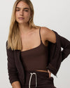 Vuori Mini FZ Hoodie - Java Heather