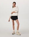 Vuori Long Sleeve Halo Crew - Ecru Heather
