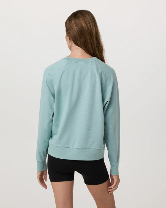 Vuori Long Sleeve Halo Crew - Sea Spray Heather