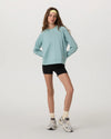 Vuori Long Sleeve Halo Crew - Sea Spray Heather