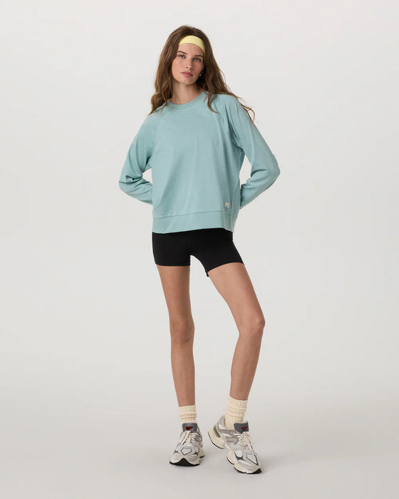 Vuori Long Sleeve Halo Crew - Sea Spray Heather