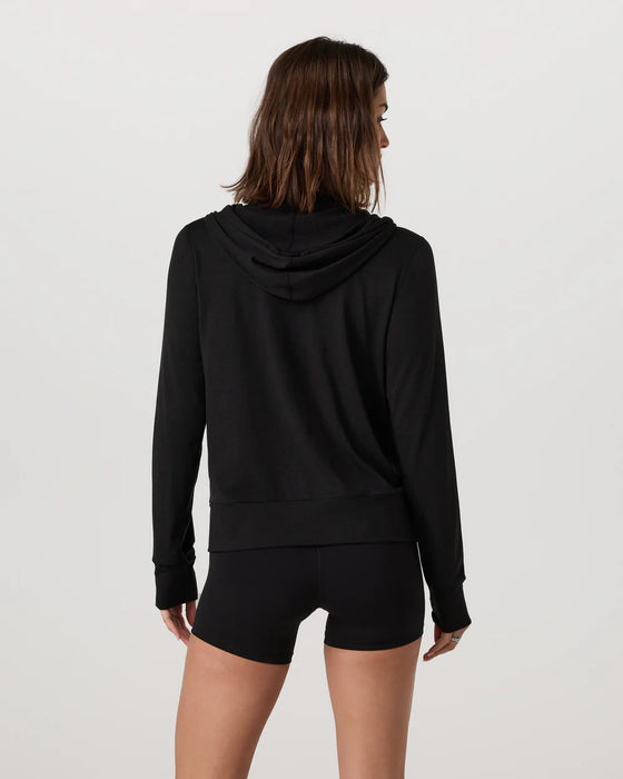 Vuori Halo Performance Hoodie 2.0 - Black Heather