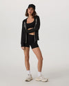 Vuori Halo Performance Hoodie 2.0 - Black Heather