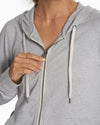Vuori Halo Performance Hoodie 2.0 - Pale Grey Heather