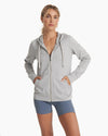Vuori Halo Performance Hoodie 2.0 - Pale Grey Heather