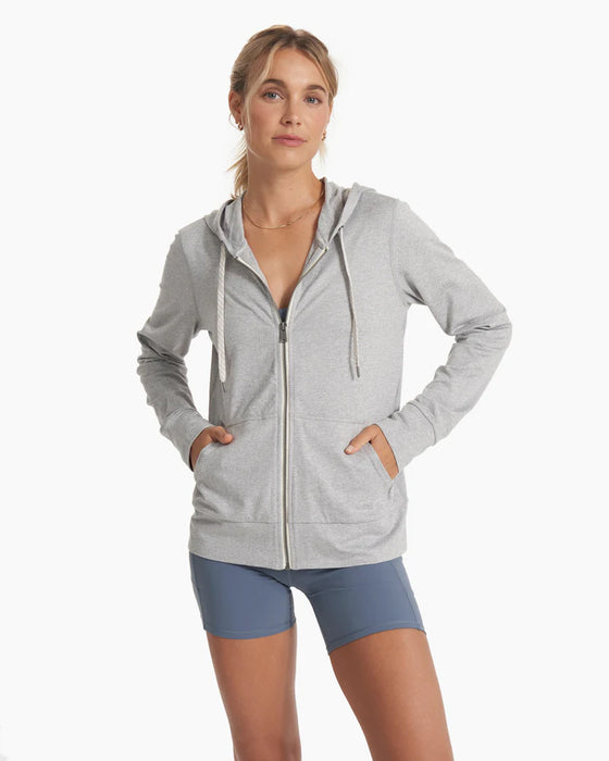 Vuori Halo Performance Hoodie 2.0 - Pale Grey Heather