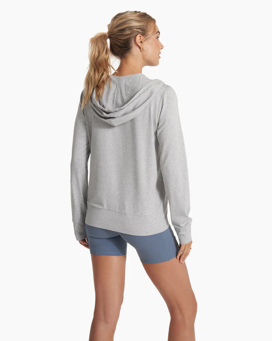 Vuori Halo Performance Hoodie 2.0 - Pale Grey Heather