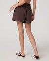 Vuori Villa Short - French Roast Pinstripe