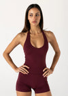Vang Athletica Halter Tank - Burgundy