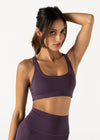 Vang Athletica Racer Crop - Plum