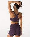 Vang Athletica Racer Crop - Plum