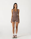 Vang Athletica Halter Tank - Clay