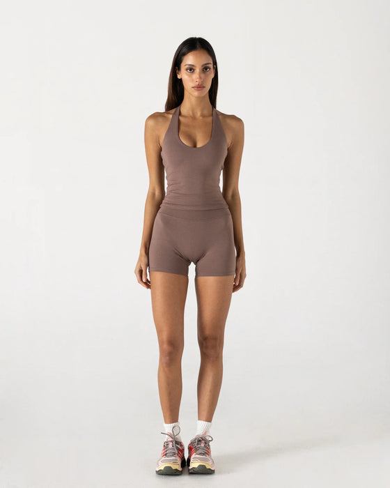 Vang Athletica Halter Tank - Clay
