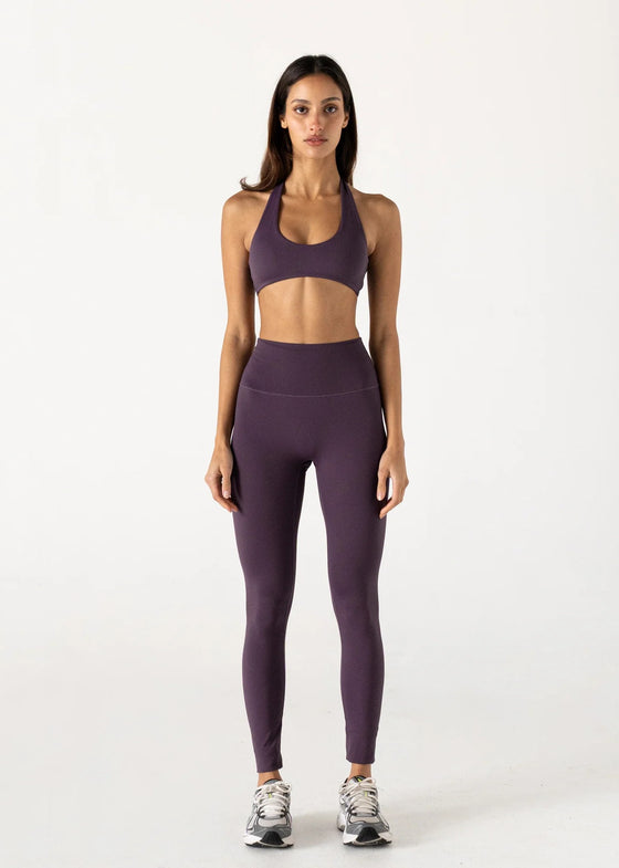 Vang Athletica Full Length Leggings - Plum