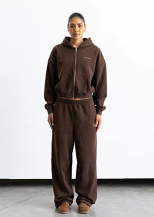  Vang Athletica Star Training Zip-Up Hoodie - Vintage Brown