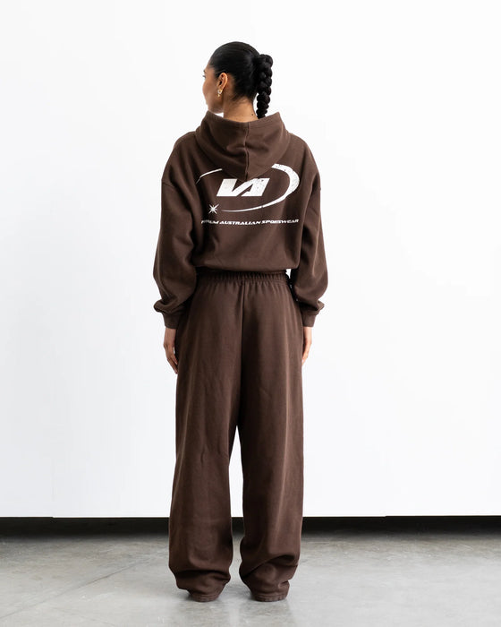 Vang Athletica Star Training Zip-Up Hoodie - Vintage Brown