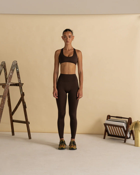 Vang Athletica Form Full Length Leggings - Java