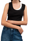 Viktoria & Woods Vik & Woods Tank - Black VIK & WOODS Embroidery