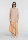 Viktoria and Woods Convent Shirt - Cameo Stripe