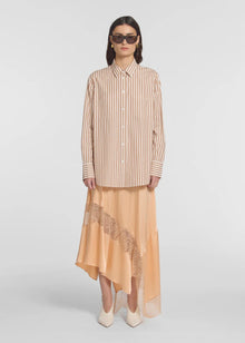  Viktoria and Woods Convent Shirt - Cameo Stripe