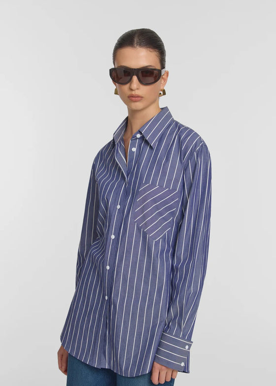 Viktoria and Woods Blessing Shirt - Stahl Stripes