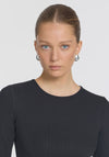 Viktoria & Woods Rib Longsleeve Tee - Black