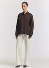 Viktoria & Woods Beckett Polo - Chocolate