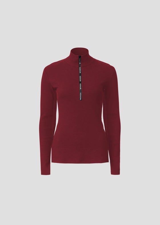Viktoria & Woods V&W Rib Turtleneck - Sangria