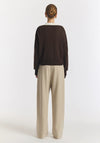 Viktoria & Woods Hart Merino Cardigan - Chocolate