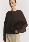 Viktoria & Woods Hart Merino Cardigan - Chocolate