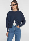 Viktoria & Woods Hart Merino Cardigan - Eclipse Marle