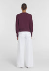 Viktoria & Woods Hart Merino Cardigan - Garnet